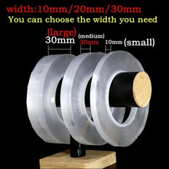 Strong Transparent Nano Tape Washable Reusable Double-sided Adhesive