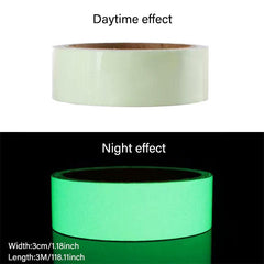 Glow In The Dark Tape Rechargeable Fluorescent Luminous Tape