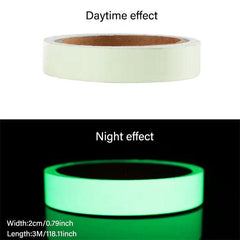 Glow In The Dark Tape Rechargeable Fluorescent Luminous Tape