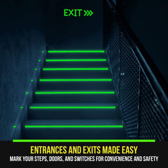 Glow In The Dark Tape Rechargeable Fluorescent Luminous Tape