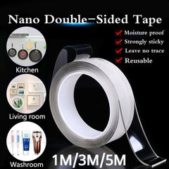 5m Transparent Nano Tape Double-sided Adhesive Universal Hook Tape