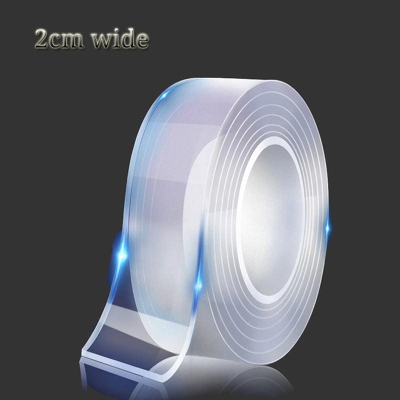 5M Double Sided Adhesive Tape Heavy Duty Transparent Washable Strong Mounting
