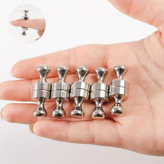 10 Strong Neodymium Magnetic Pushpins for Whiteboard Refrigerator