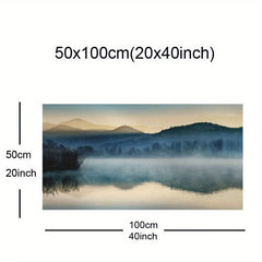 HD Lake Reflection Canvas Wall Art