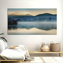 HD Lake Reflection Canvas Wall Art