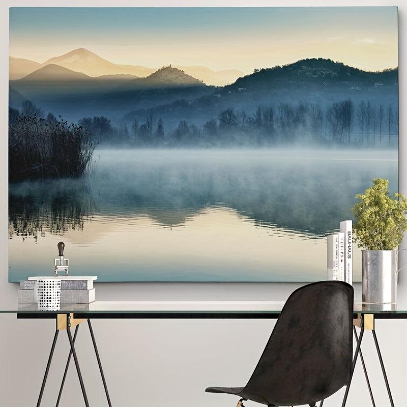 HD Lake Reflection Canvas Wall Art