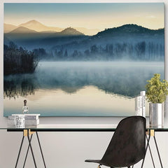 HD Lake Reflection Canvas Wall Art
