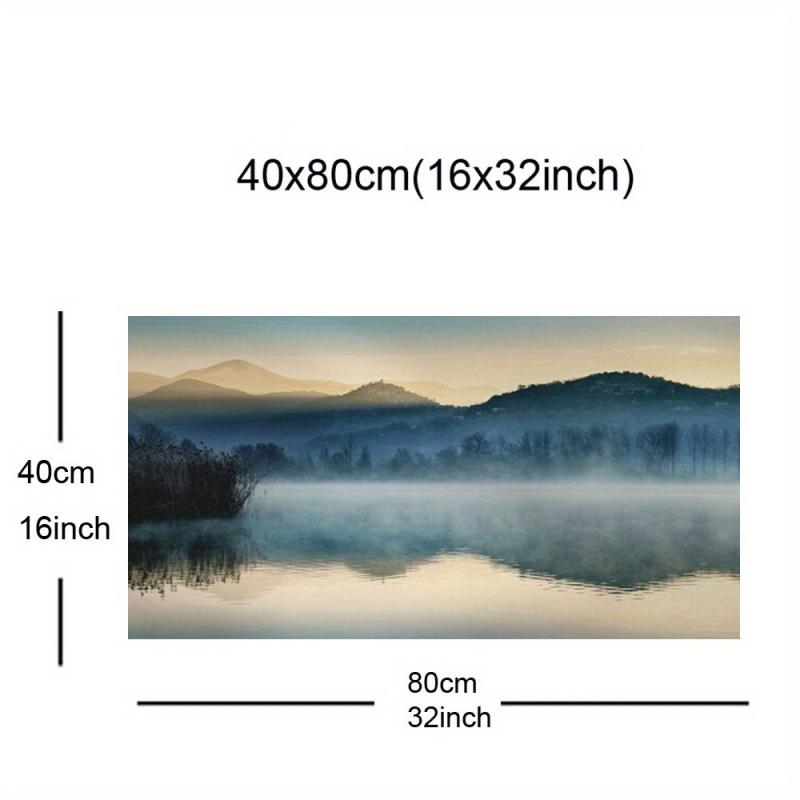 HD Lake Reflection Canvas Wall Art