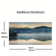 HD Lake Reflection Canvas Wall Art