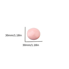 10pcs Macaron Series Magnetic Buckle 30mm Colorful Suction Iron Stone