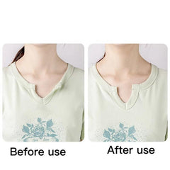 36pcs Disposable Double-sided Anti Light Shirt Stickers V Neck Adhesive