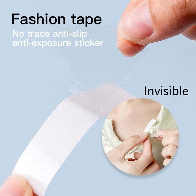 36pcs Disposable Double-sided Anti Light Shirt Stickers V Neck Adhesive