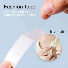 36pcs Disposable Double-sided Anti Light Shirt Stickers V Neck Adhesive