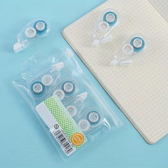4pcs Double Sided Tape Roller for Scrapbooking Adhesive Dispenser