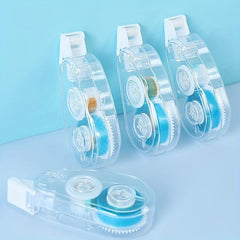 4pcs Double Sided Tape Roller for Scrapbooking Adhesive Dispenser
