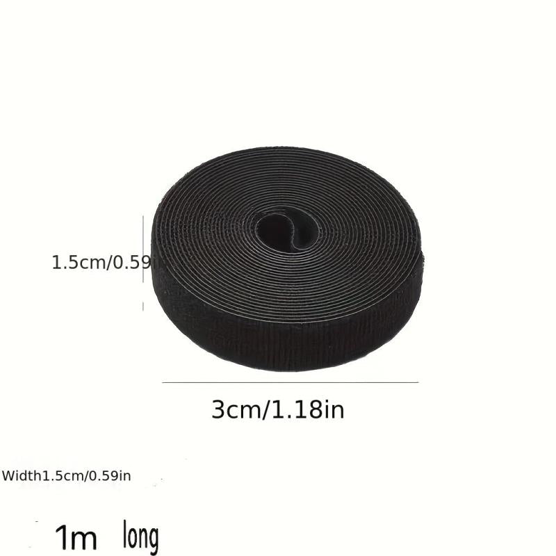 Adjustable Data Cable Tie Ultra thin Magic Tape Tie Cable Storage