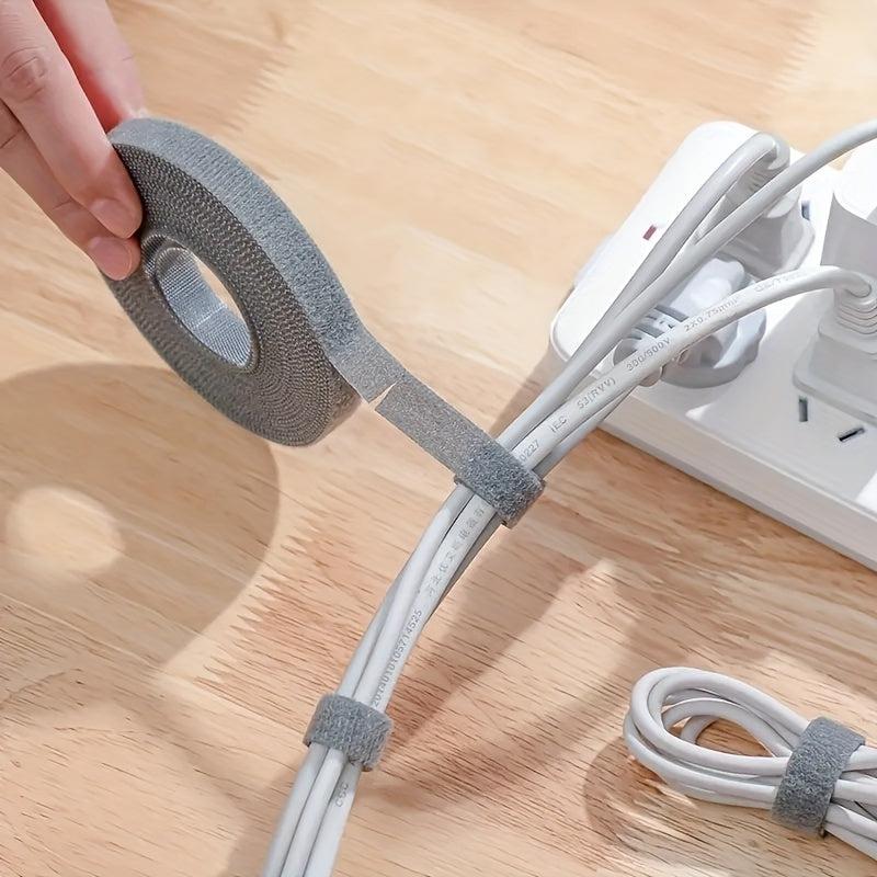 Adjustable Data Cable Tie Ultra thin Magic Tape Tie Cable Storage