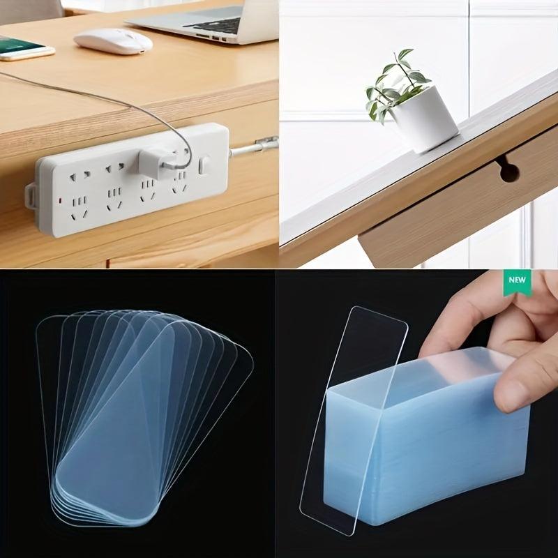 60pcs Reusable Waterproof Nano Tape Wall Stickers Home Supplies