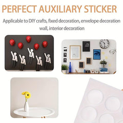 100pcs Double Sided Sticky Dot Stickers Waterproof Clear Sticky Putty