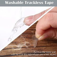 100pcs Double Sided Sticky Dot Stickers Waterproof Clear Sticky Putty