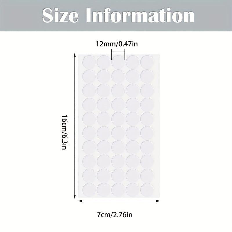 100pcs Double Sided Sticky Dot Stickers Waterproof Clear Sticky Putty