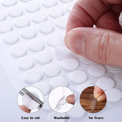 100pcs Double Sided Sticky Dot Stickers Waterproof Clear Sticky Putty