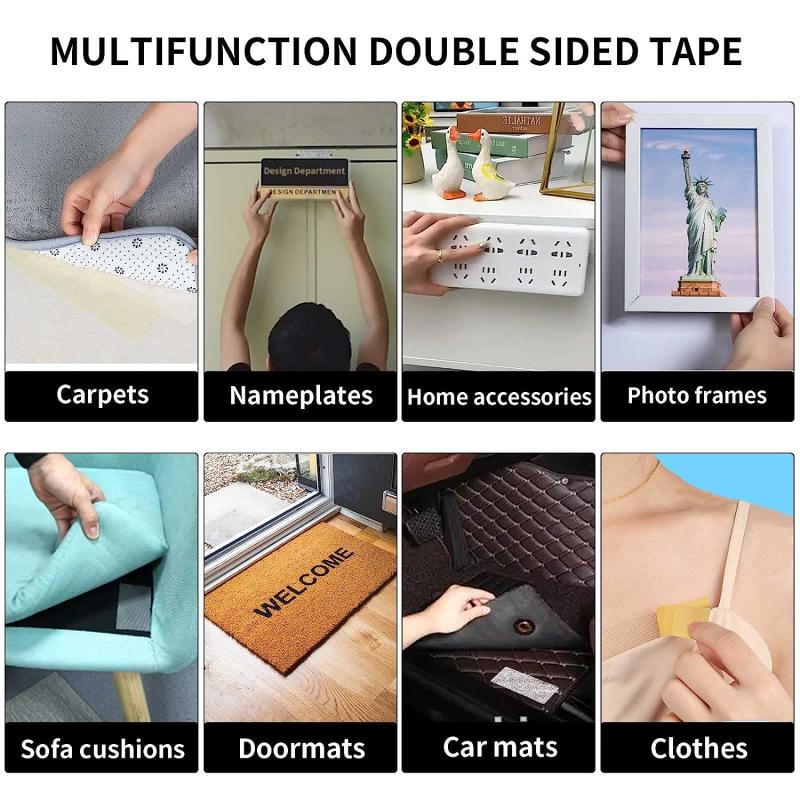 Double Sided Carpet Tape Heavy Duty - Easy to Use