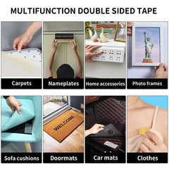 Double Sided Carpet Tape Heavy Duty - Easy to Use