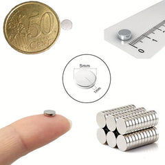 200pcs Neodymium Disc Magnets 5x1mm