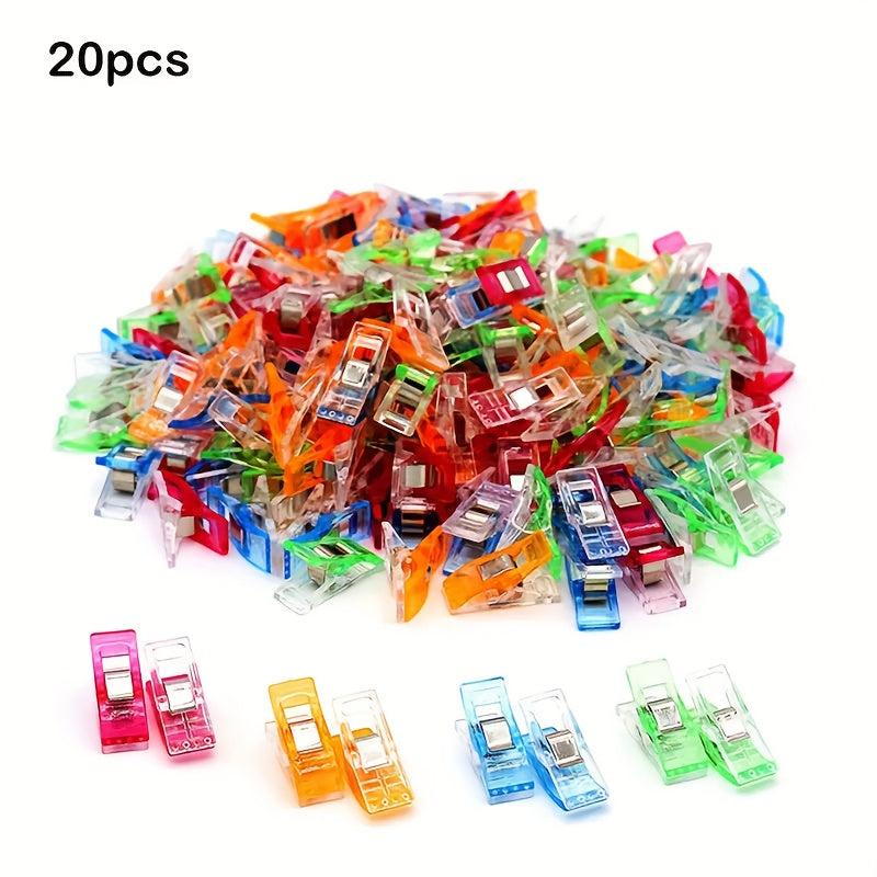 Plastic Clamps Fixed Scale Clamps Office Snack Clamps Sewing Clamps