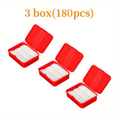 120pcs Reusable Double Sided Adhesive Tape Box - Clear Mounting Strips