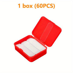 120pcs Reusable Double Sided Adhesive Tape Box - Clear Mounting Strips