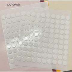 200pcs 10mm Clear Adhesive Tape Dots Round Stickers for Hanging
