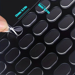 42pcs Transparent Blind Box Foot Stickers Non-slip Glue Car Decoration