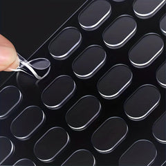 42pcs Transparent Blind Box Foot Stickers Non-slip Glue Car Decoration
