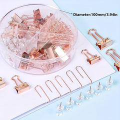 72pc Long Tail Paper Clip Office School Supplies