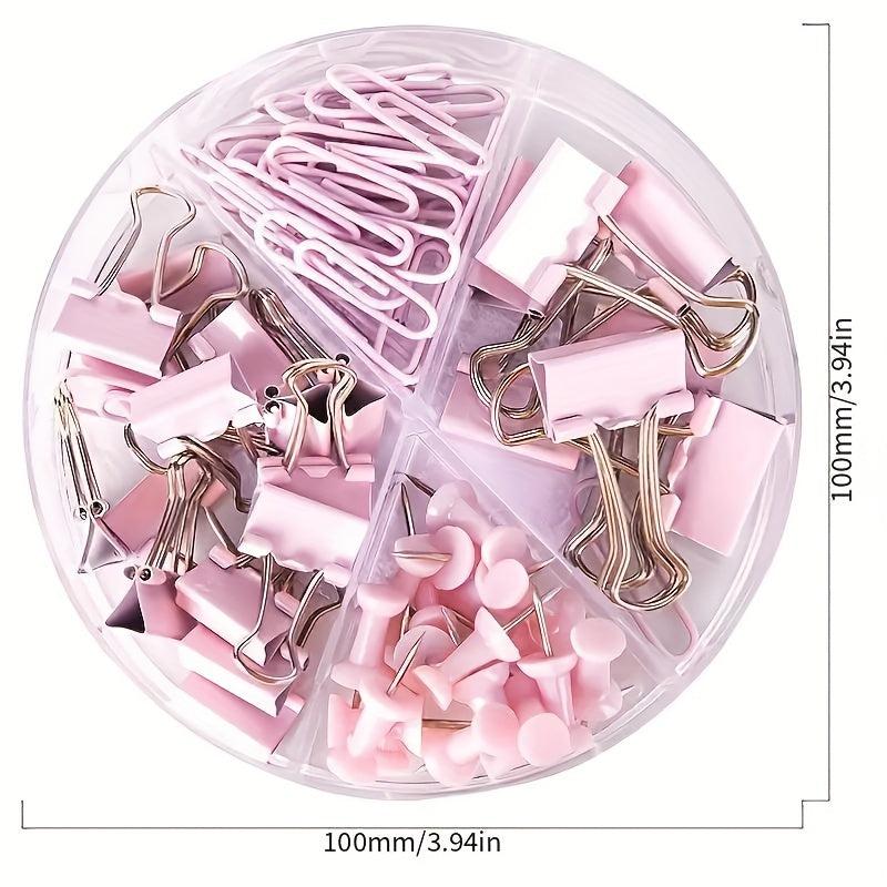 72pc Long Tail Paper Clip Office School Supplies