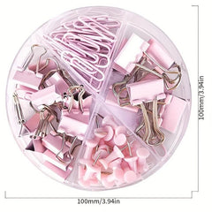 72pc Long Tail Paper Clip Office School Supplies