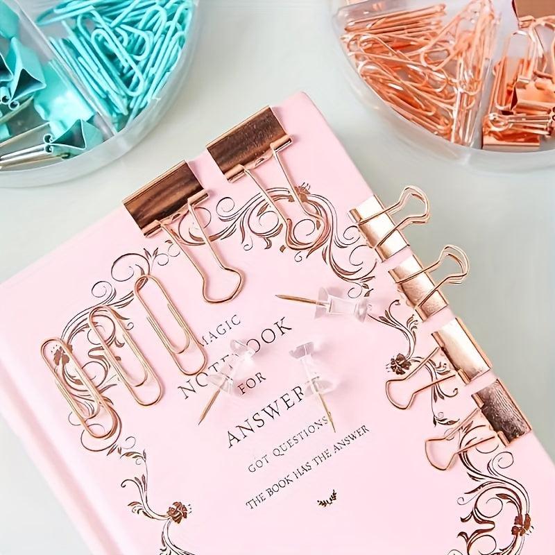72pc Long Tail Paper Clip Office School Supplies