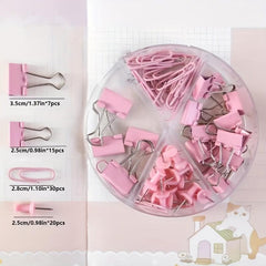 72pc Long Tail Paper Clip Office School Supplies