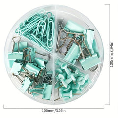 72pc Long Tail Paper Clip Office School Supplies