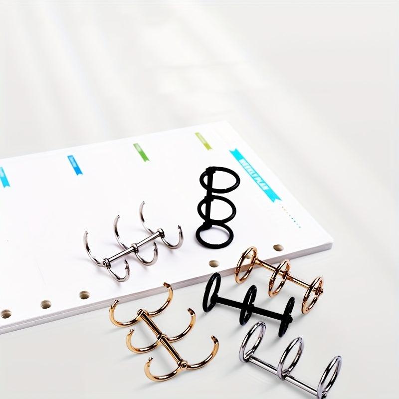 2pcs Metal 3 Rings Binder DIY Binding Ring