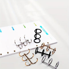 2pcs Metal 3 Rings Binder DIY Binding Ring
