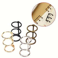 2pcs Metal 3 Rings Binder DIY Binding Ring