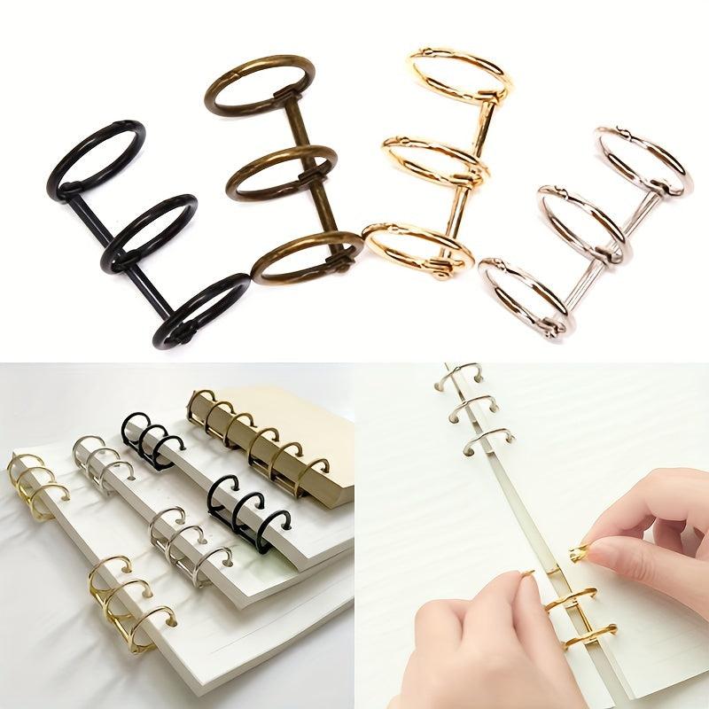 2pcs Metal 3 Rings Binder DIY Binding Ring