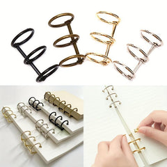 2pcs Metal 3 Rings Binder DIY Binding Ring