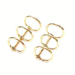 2pcs Metal 3 Rings Binder DIY Binding Ring