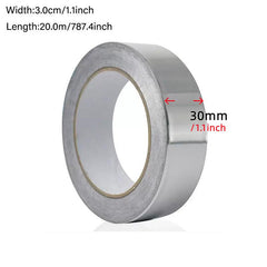 Aluminum Foil Tape High Temp HVAC Sealing Patching Ducts Metal Repair