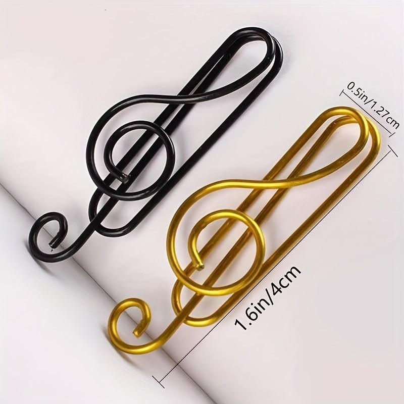 Musical Note Paper Clips - Creative & Fashionable Office Accessories