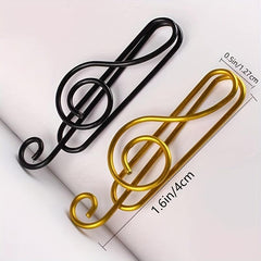 Musical Note Paper Clips - Creative & Fashionable Office Accessories